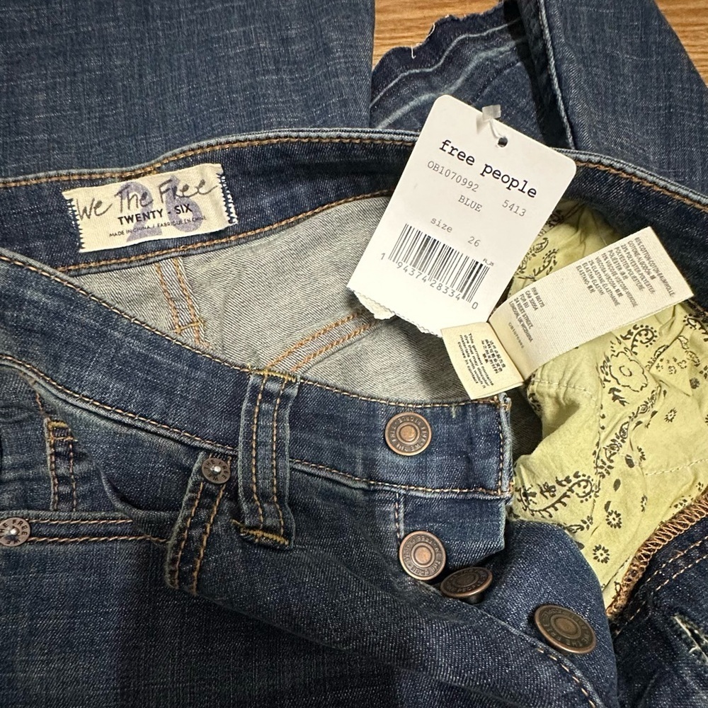 FREE PEOPLE Flare Bell Bottom Jeans - Picture 15 of 16